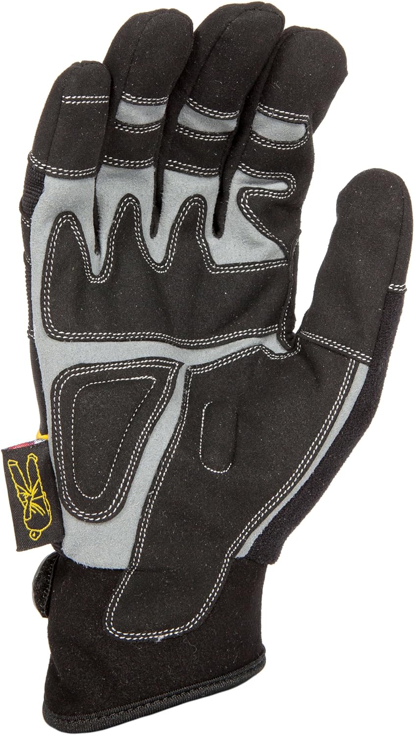 Dirty Rigger Comfort Fit Full Finger Protective Black Gloves