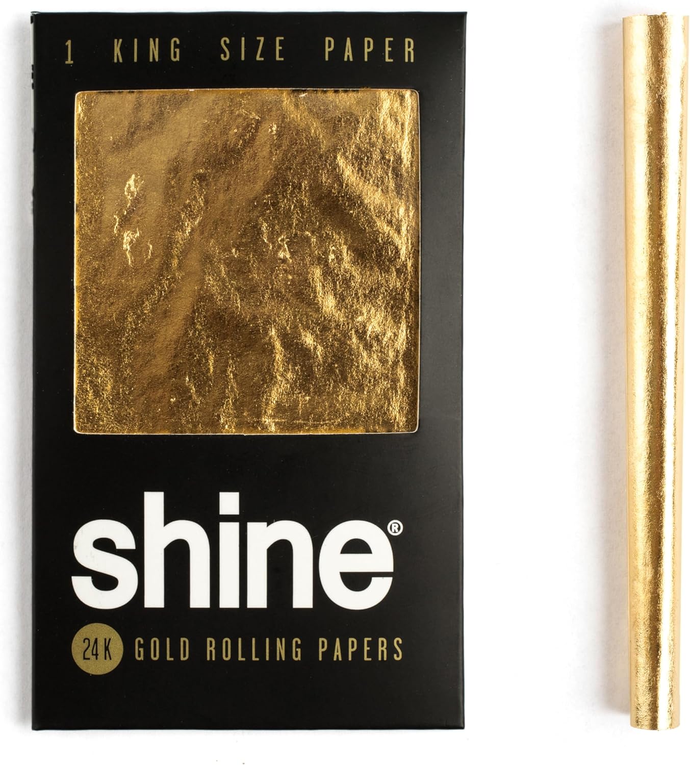 Shine 24K Gold Rolling Paper King Size 1-Sheet Pack