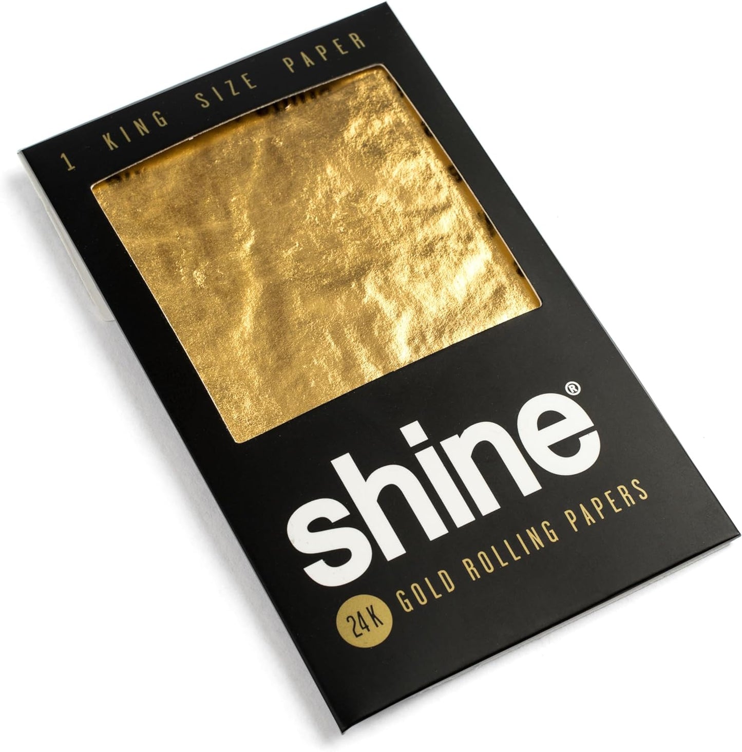 Shine 24K Gold Rolling Paper King Size 1-Sheet Pack